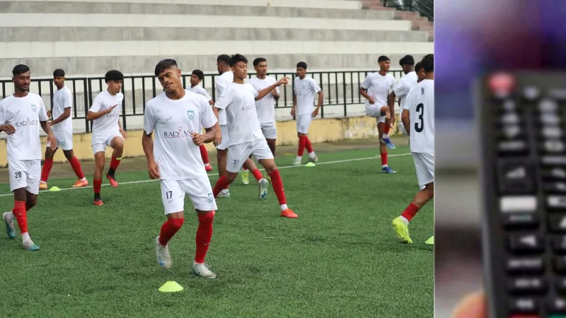 Today's game including Bangladesh u19 saff