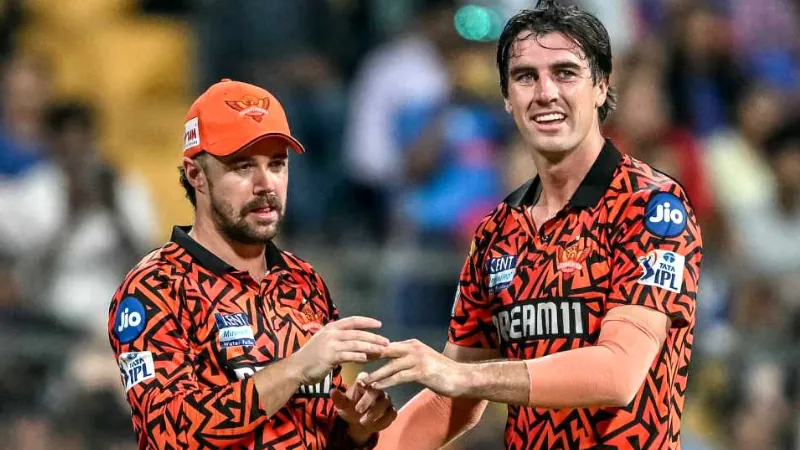 Travis Head and Pat Cummins in IPL