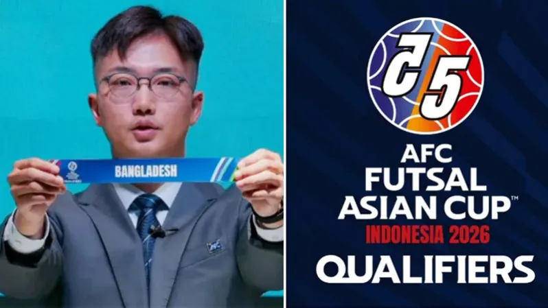 Bangladesh, Iran in same group in Futsal Asian Cup qualifiers