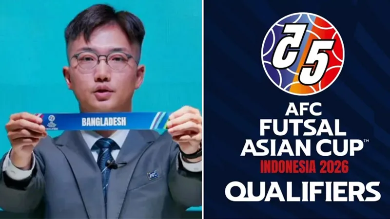 Bangladesh, Iran in same group in Futsal Asian Cup qualifiers