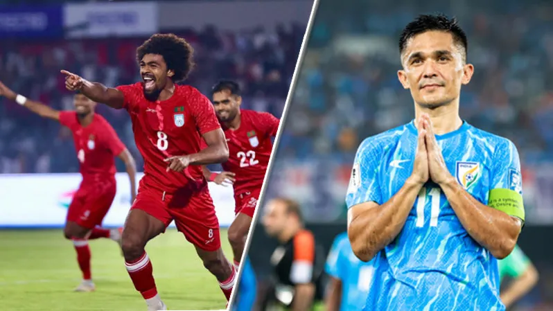 Bangladesh and Indian Footballer