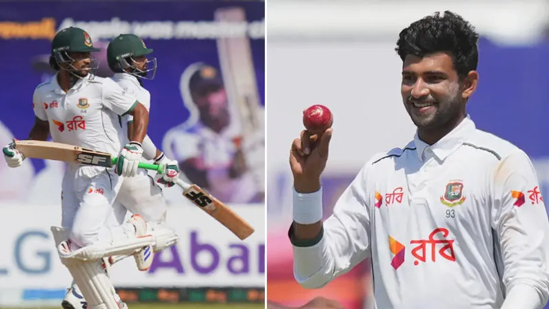 Bangladesh ended the fourth day with a lead of nearly 200 runs.