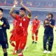 Bangladesh football team after match