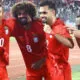 Bangladesh football team with Hamza Chowdhury