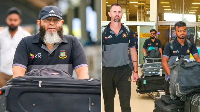 Bangladesh team arrived in Sri Lanka