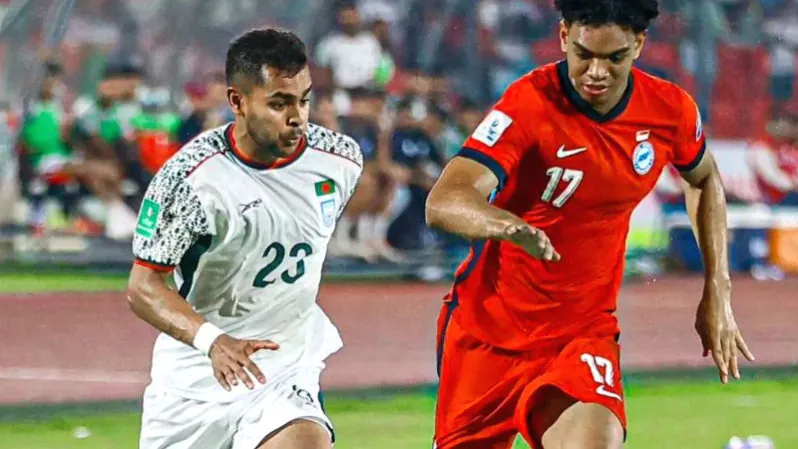 Bangladesh vs Singapore; Shamit Shome