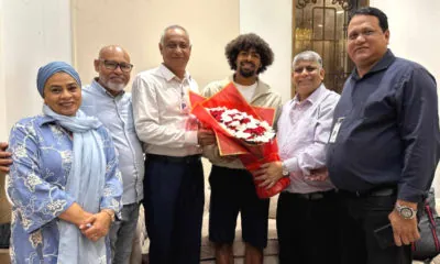 Hamza Chowdhury back in home