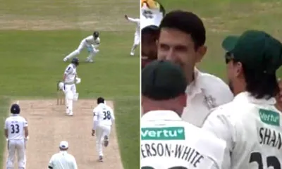 Indian and Pakistani cricketers together in County Cricket
