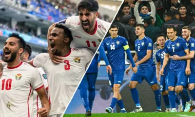 Jordan and uzbekistan football team