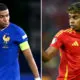 Kyllian Mbappe and Lamine Yamal; France vs Spain
