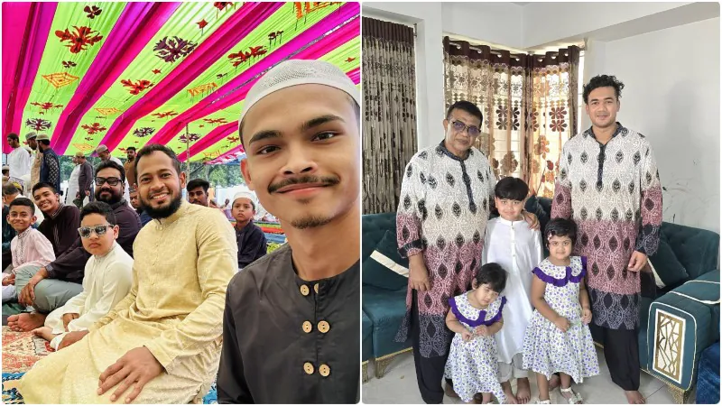 Mushfiqur Rahim and taskin Eid FEstival