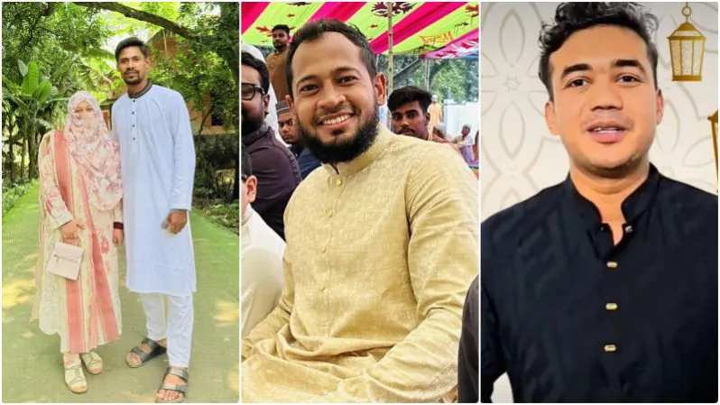 Mustafiz, Mushfiqur Rahim and taskin Eid FEstival