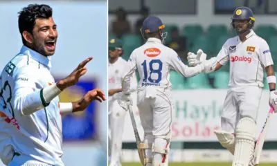 Nayem takes wicket of Dinesh Chandimal