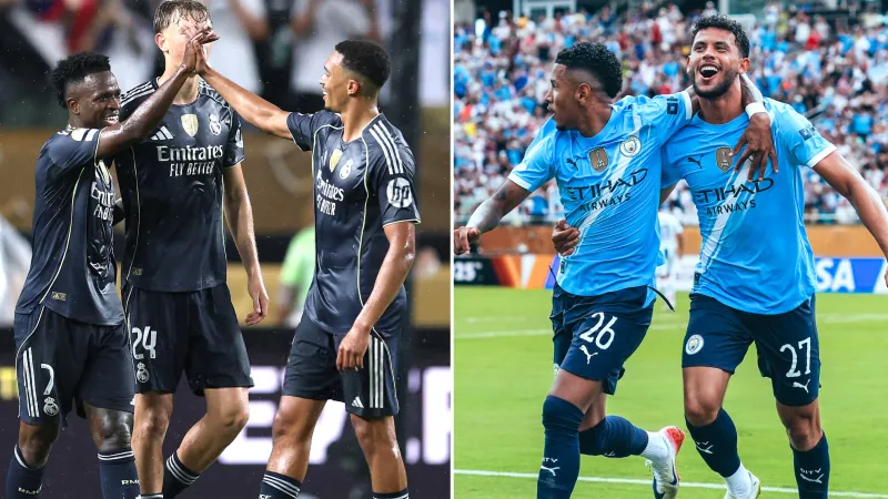 Real Madrid and Manchester City