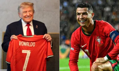 Ronaldo gifted his Jersey to Donald Trump