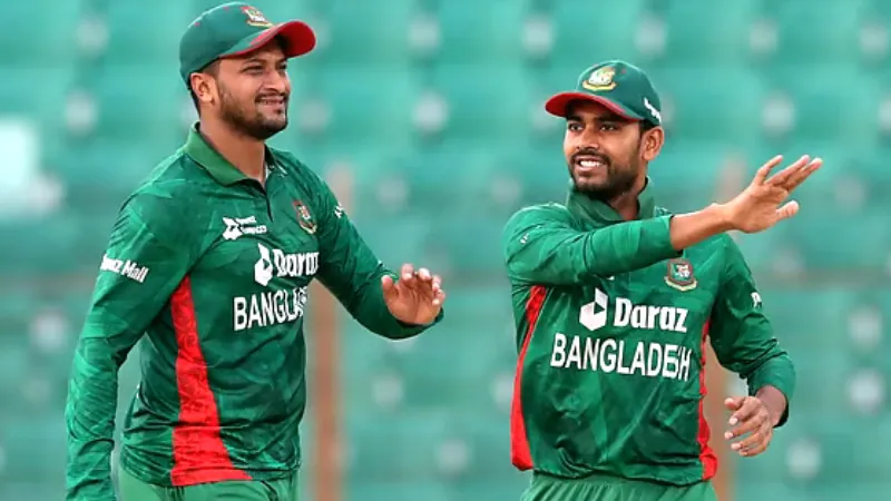 Shakib Al Hasan and Mehidy Hasan Miraz