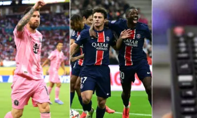 Today's game including Inter Miami and PSG match