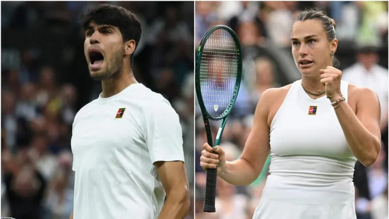 Alcaraz, Sabalenka in Wimbledon last eight