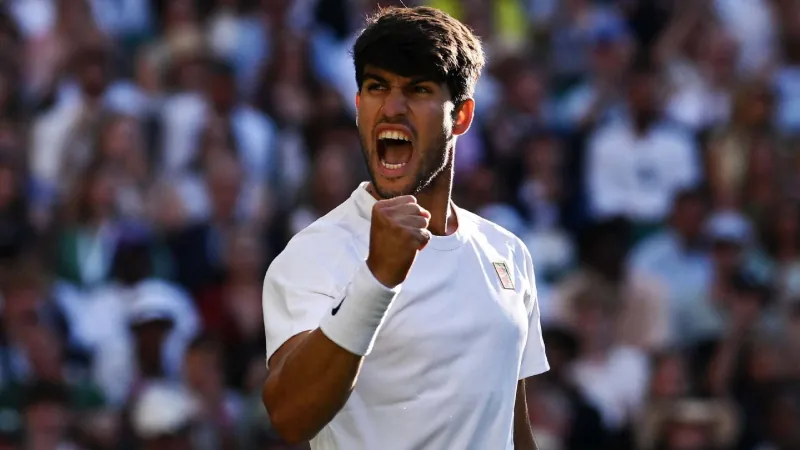 Alcaraz close in on a hat-trick of Wimbledon titles!