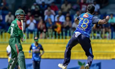 Asitha takes Tazid's wicket