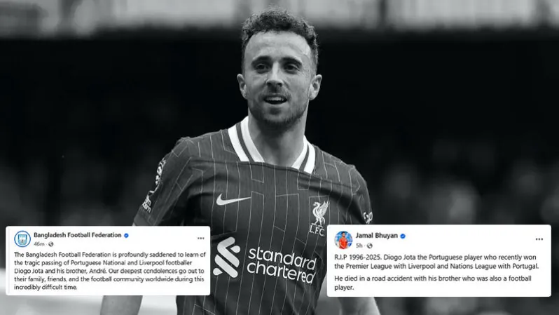 BFF and Jamal's condolence message for Jota