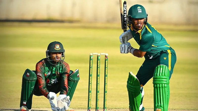 Bangladesh U19 start series with a huge win over South Africa U19