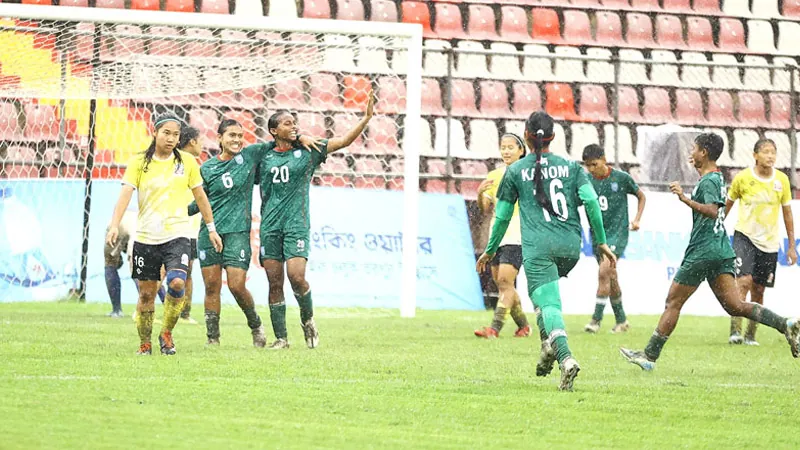 Bangladesh beat Bhutan for third consecutive win