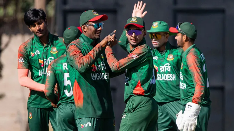 Bangladesh picked up their second consecutive victory in the tri-nation series