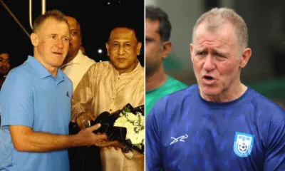 Bangladesh women football coach Peter Butler