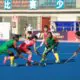 Bangladesh's women's team was knocked out of the title race after losing 9-0 to host China in the first match of the Super Four pool of the ongoing U-18 Women's Asia Cup in Dazhou, China.