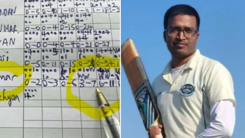 Double Hat-trick in single innings record for Kishor