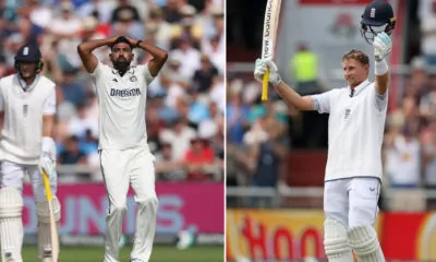 England on their way to a big lead against India on Root's century