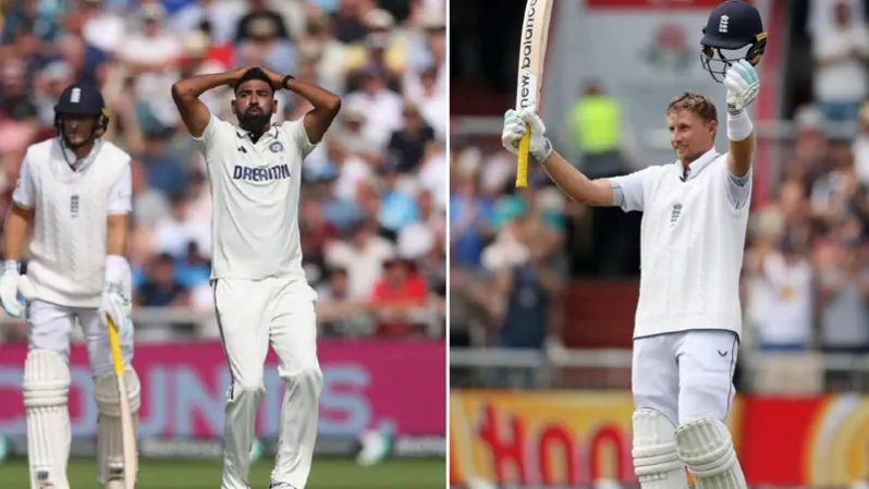 England on their way to a big lead against India on Root's century