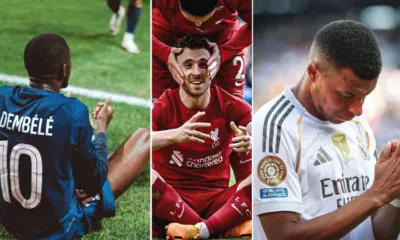 Footballers celebrate like Diago Jota
