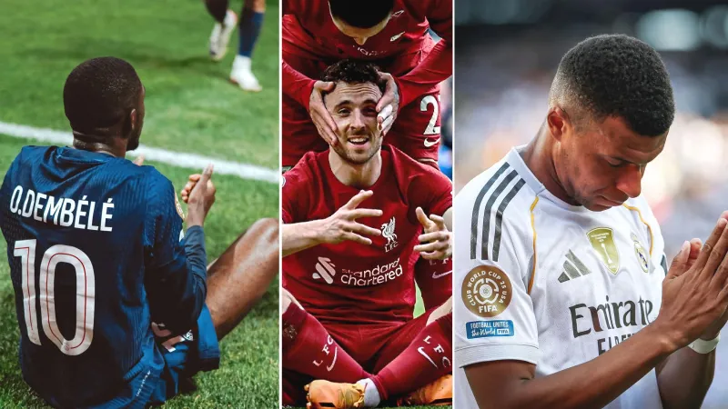 Footballers celebrate like Diago Jota