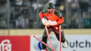 Litton Das behind the wicket