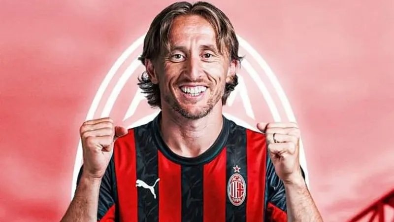 Luka Modric now at AC Milan