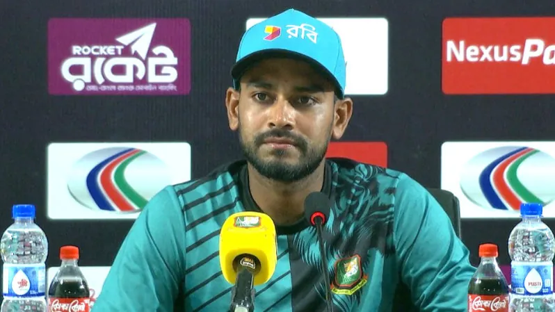 Mehidy Hasan Miraz in press conference
