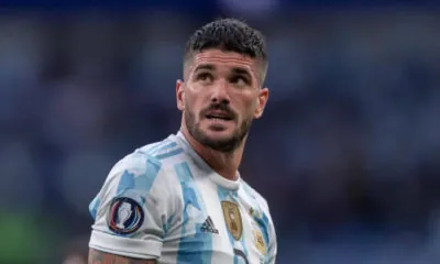 Messi's national team teammate Rodrigo de Paul.