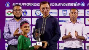 Most Valuable Player of the SAFF U-20 Women's Championship 2025_Sagorika