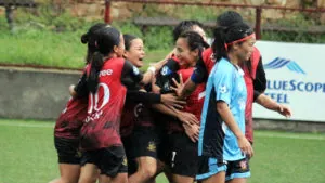 Rituparna won the team with a last minute goal for Paro FC