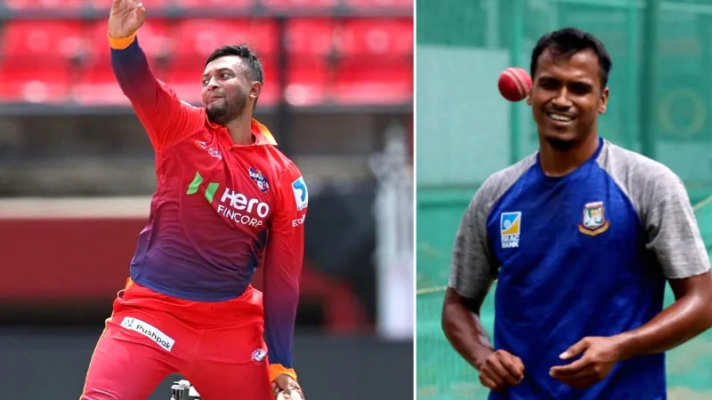 Shakib Al Hasan and Rubel Hossain