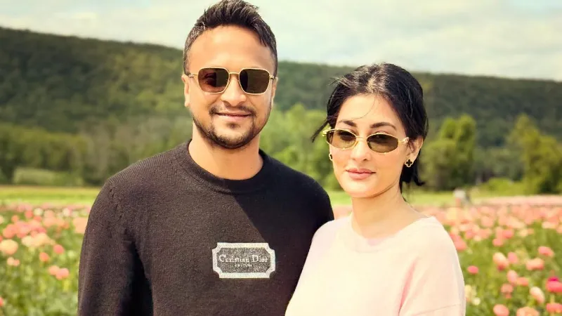 Shakib Al Hasan and his wife Shishir