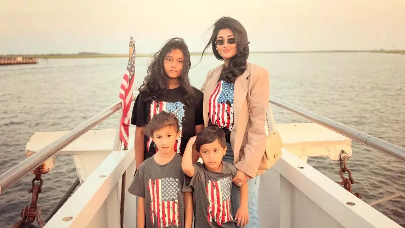 Shakib Ummey Shishir and their children