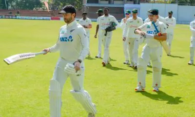 3 New Zealand batsmen score 150s in an innings