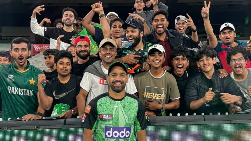 A stadium stand in Australia named after a Pakistani cricketer.
