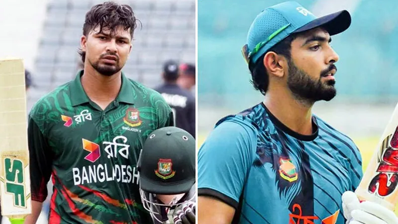 BCB reveals reason behind bringing Sohan-Saif into team after a long time