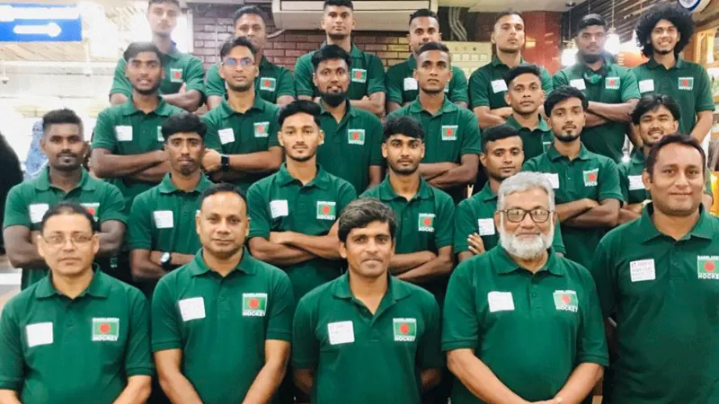 Bangladesh hockey team heads to India for Asia Cup, faces Malaysia first.
