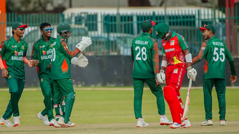 Bangladesh secure big win against Zimbabwe in tri-series