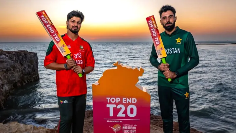 Bangladesh to face Pakistan tomorrow in Top End T20 series
